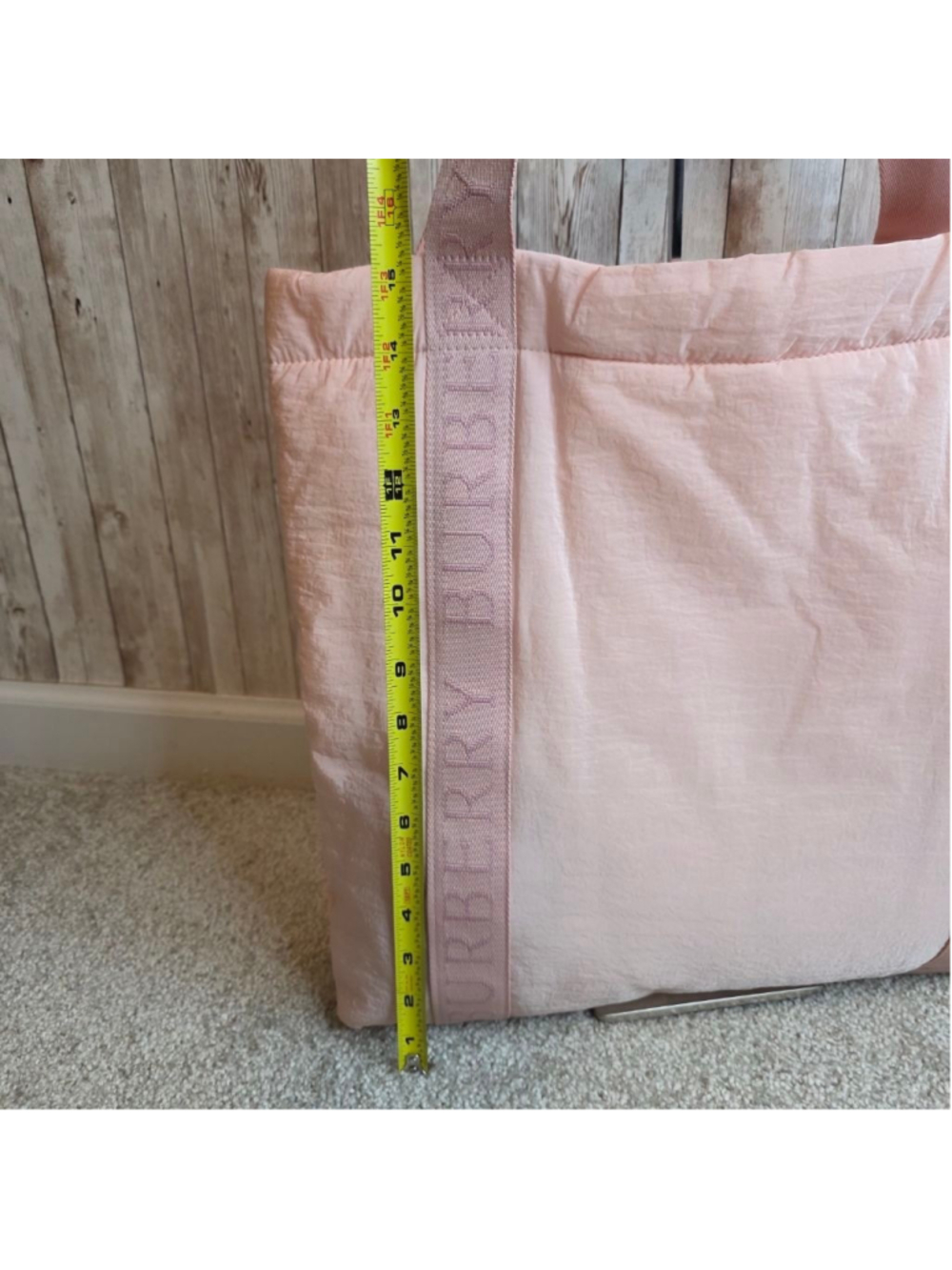 Burberry Light Pink Tote Bag NWOT - Picture 3 of 9